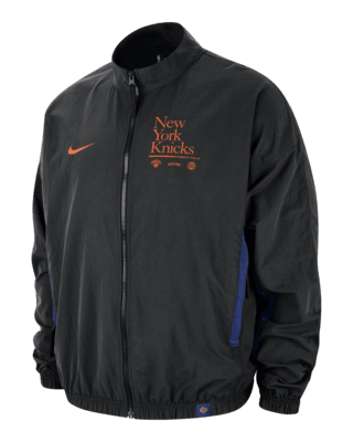 New York Knicks DNA Courtside Men s Nike NBA Woven Graphic Jacket. Nike